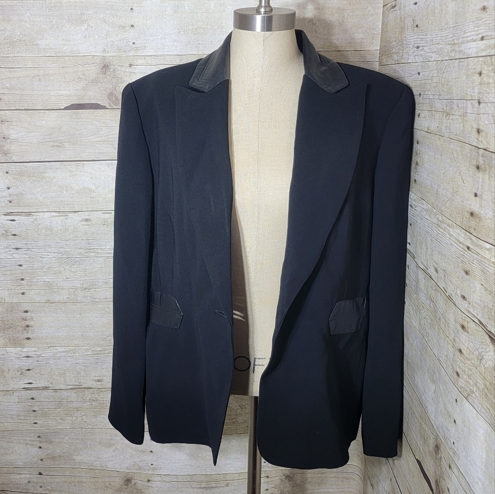 Chancelle black one button Blazer. Size 14